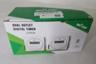 Lot Of 2 Bn-link FD60-U6 7 Day Heavy Duty Digital Programmable Timer Switches. Fixed Price $19.97.