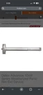 Detex - 10 Hd 630 99 36 Advantex Wide Stile Rim Exit Device, Hex Dogging,. Fixed Price $750.00.