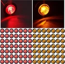 100 Pack Smd Led Round Side Indicator Lights Red Yellow Waterproof 12V Dc. Fixed Price $71.49.