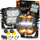 Xp-ultra Series 3 Inch Led Pods With Amber White Drl & Turn Signals, 84W 9600LM. Fixed Price $264.99.