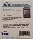 New Access Control Keypad 54A00-1 K1-34S-HAI Omni Lumina Home Automation Leviton. Fixed Price $129.00.